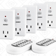 Aukey 5-Pack Remote Outlet Switches, $22 with code AUKEYPAR